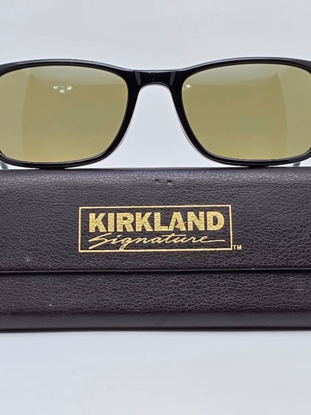 Kirkland Signature KS #1161 Fort Wayne #1227694 Black Eyeglasses Frame w/ Case